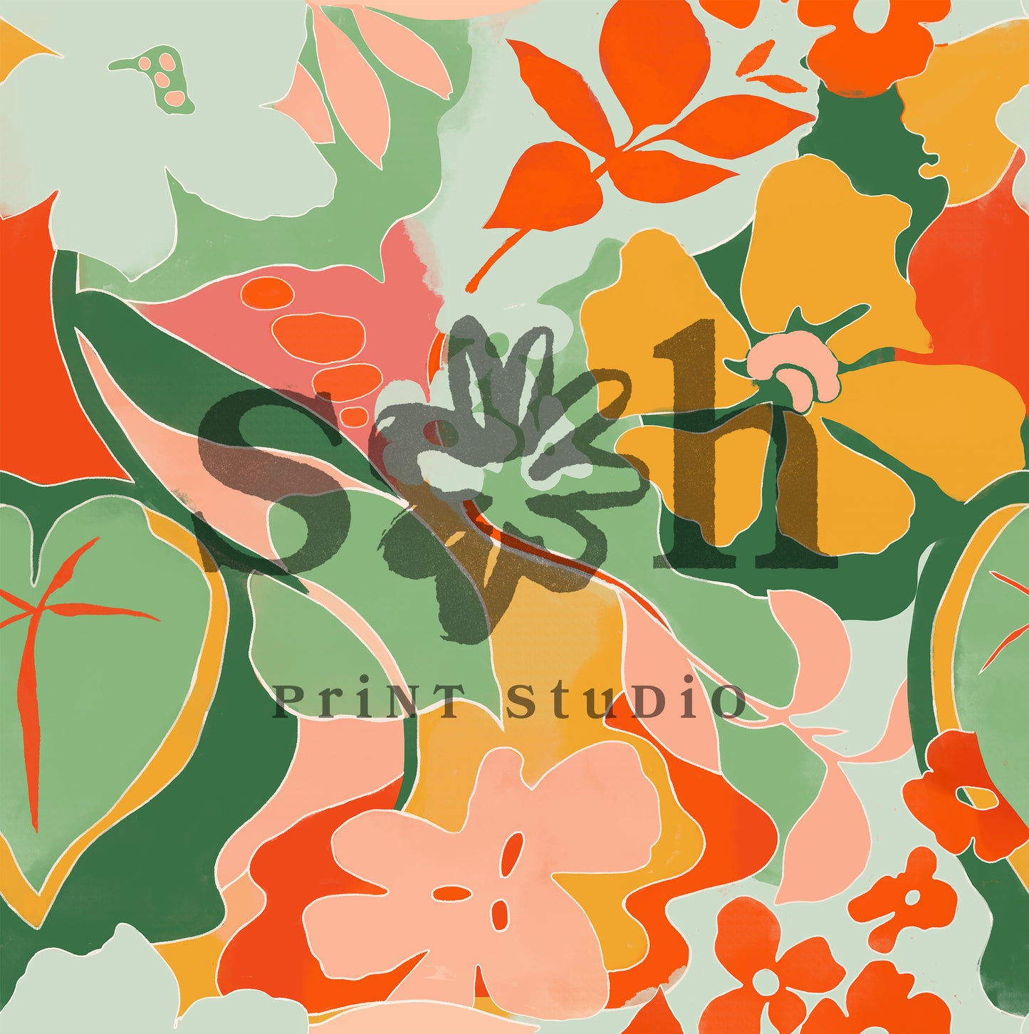 Retro Flora